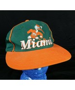 University of Miami Mascot Green Baseball Hat Cap The Game Sebastian Box... - £18.07 GBP