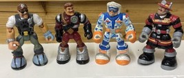 Mattel Fisher Price Secours Heroes Lot De 4 Vintage Action Figurines 6” - £19.30 GBP