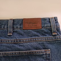 L.L. Bean Double L Jeans Women’s Relaxed Fit Blue Denim Fleece Lined Size 44×34 image 14