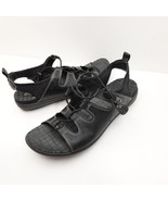 ecco  Jab Toggle Sandals Black Leather Adjustable Comfort Women’s EU 42 ... - €23,25 EUR