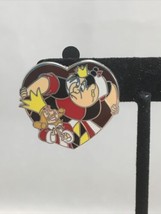 Alice In Wonderland - Queen &amp; King Of Hearts Disney Pin - Black Background - £7.74 GBP