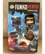 Pop! Funko Verse Strategy Game JURASSIC PARK New Dinosaur T-Rex Dr Ian M... - $21.99