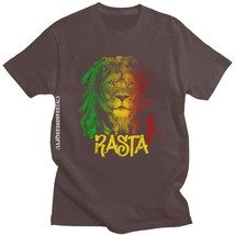 Jamaica Flag Rasta Tshirts Men Cotton T Shirt Streetwear Hip Hop Tshirt Streetwe - £68.13 GBP