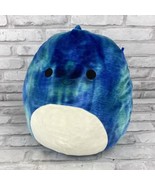 Squishmallows Damien the Dino 12&quot; Large Kelly Toys Blue Green Plush Squi... - £32.47 GBP