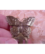CBB-A13 Butterfly WINGS brass BOOKMARK book mark books Read WOW - $302.34 MXN