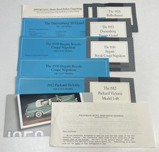 Lot of 5 COA (ONLY) Franklin Mint Precision Models,1925 Rolls-Royce Silver Ghost - £19.61 GBP