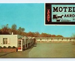 Motel Akron Lancaster County Akron Pennsylvania PA Chrome Postcard P2 - $2.92