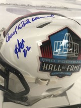 Dick Vermeil Signed Autographed NFL HOF Mini Football Helmet - COA Card - £62.75 GBP