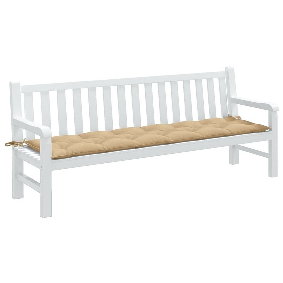 vidaXL Garden Bench Cushion Melange beige 100% polyester 79 x 19.7 in - $93.81