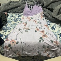 gilligan o&#39;malley nightgown Purple Floral Size Medium - $19.80