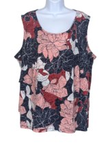 Catherines Sleeveless Layered Pullover Top Sz 3XWP - £11.68 GBP