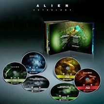 Alien Anthology 2010 Blu-Ray 6 DVD Disc Set with Book No Original Slip Case - £36.98 GBP