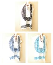 CG81 Tribal Kimono Cardigan Duster Open Plus Maxi Jacket Cover up - up t... - $29.90