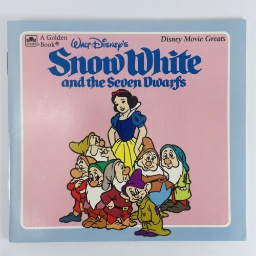 Snow White and the Seven Dwarfs A Golden Book Walt Disney Movie Greats 1986 - $10.73