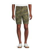 George Men&#39;s Synthetic Flat Front Shorts, 9&quot; Inseam Green Camo Size 44 - $28.03 CAD