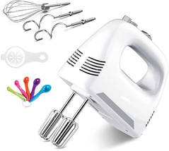 Hand Mixer Electric, 4 Speed 260W Power Handheld Mixer Turbo Boost with ... - £19.32 GBP
