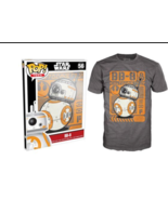 Star Wars BB-8 Limited Edition T Shirt  Pop Tees  XL NEW - £11.67 GBP