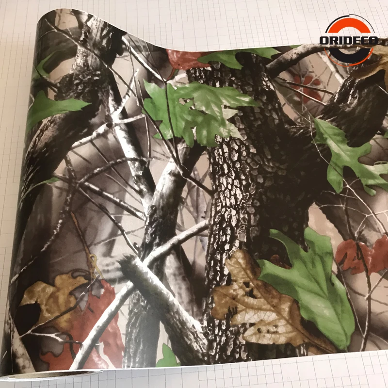 10/20/30/40/50cm*152cm Realtree  Vinyl Wrap Sticker Real tree leaf Film For Vehi - £59.39 GBP
