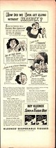 1938 Print Ad Kleenex True Confession Kleenex Disposable Tissues E5 - £19.27 GBP
