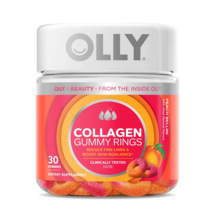 Olly Collagen Gummy Rings Peach Bellini (30 Ct)+ - £31.64 GBP