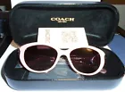 Coach Women&#39;s sunglasses HC8288 L1133 55858H 52/17 140 2N color pink- NEW - £78.36 GBP