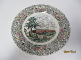 Vintage Adams For Bloomingdale&#39;s Old New York Croton Reservoir 1845 Plate - £7.81 GBP