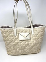 Marc by Marc Jacobs Beige Woven Quilted and Leather Shoulder Bag - £37.96 GBP