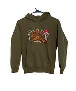 Youth Hoodie Size Large Share The Love 24 Olive Green Mushrooms Kids Swe... - $265.11 MXN