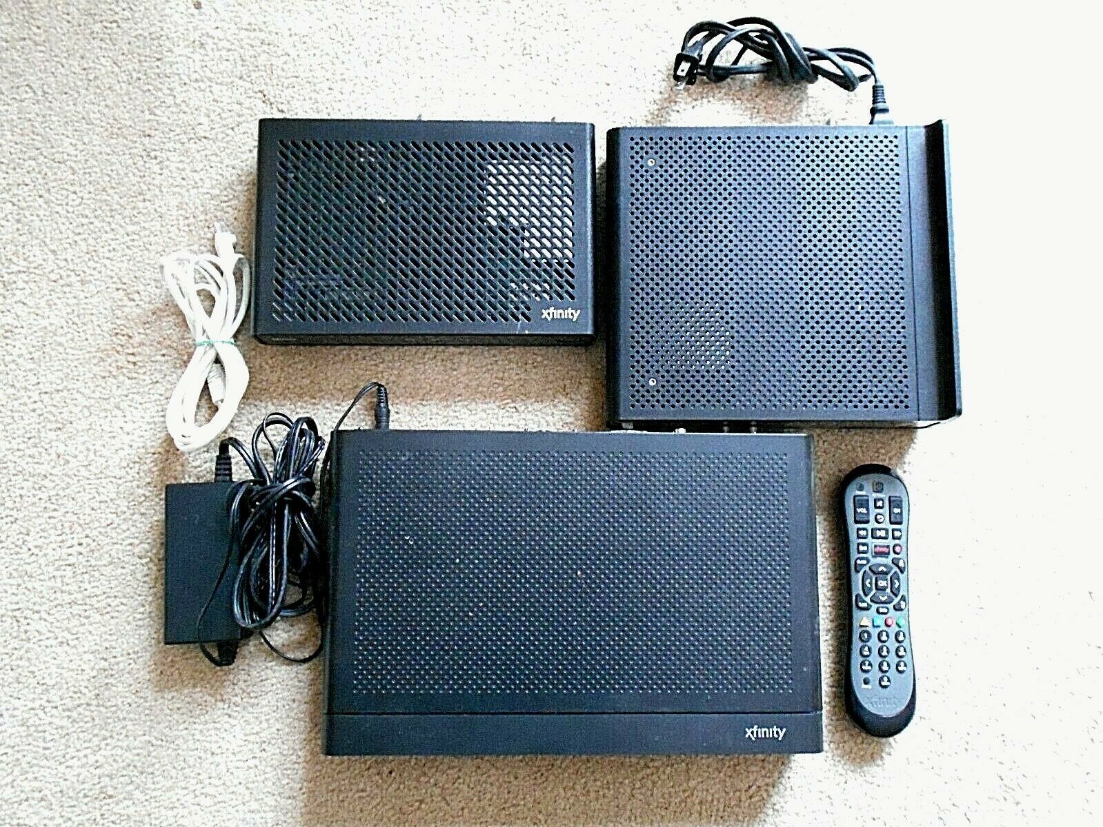 Comcast Xfinity Cable Box, WiFi Box and Remote  4 pieces - $84.14