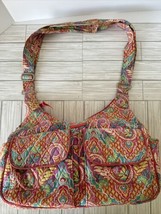 Vera Bradley Retired &quot;Paisley in Paradise&quot; Shoulder Bag Crossbody Travel... - £29.59 GBP