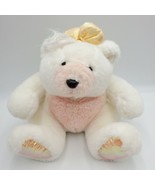 1993 Mattel Ice Tickle Polar Teddy Bear Plush Stuffed Shiny - £23.26 GBP