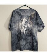 Hyper Space Men&#39;s XXL NASA Astronaut Graphic Gray Tie Dye T-Shirt Tee Top - $16.54 CAD