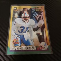 Marcus Robertson #91 1994 Score Houston Oilers Gold Zone - £1.55 GBP