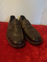 Rockport Kinetic Air Circulator Men&#39;s Brown Soft Leather Penny Loafers Sz 10 M - £22.55 GBP