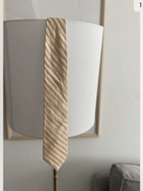 Ike Behar  100%Silk Stripped Yellow Preppy  Neck Tie - $302.68 MXN