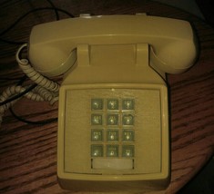 Vintage 1986 ITT Push Button Telephone Phone Retro Office - $297.41 MXN