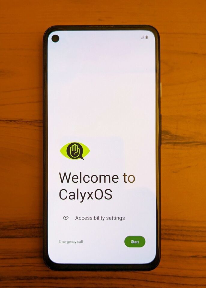 Unlocked Google Pixel 5a 5G deGoogled CalyxOS privacy smartphone VG - $235.00