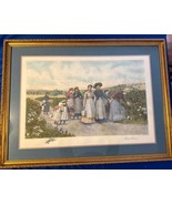 Berry Pickers By Jennie Brownscombe And Jas S King Framed Art - Frame Si... - £62.52 GBP