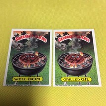 1987 Topps Garbage Pail Kids Series 7 Grilled Gil 259a &amp; Well Don 259b M... - £10.93 GBP