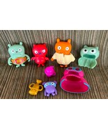3 Small Ugly Dolls Mini Vinyl Figures Wage Red Lucky Bat Jeero + Extras ... - $16.24 CAD