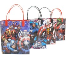 Avengers Premium Quality Party Favor Goodie Medium Size 8&quot; Gift Bags 12 - $50.99