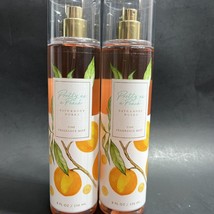 2 Bath and Body Works Pretty As a Peach Fine Fragrance Mist Spray Splash 8 oz - £15.22 GBP
