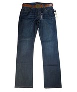 Chaps Denim Jeans Womens 6 Madden Straight Slimming Midrise Dark Wash St... - $24.74