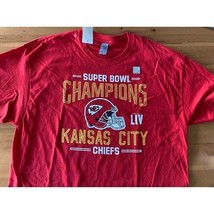 NWT Gildan Chiefs Super Bowl LIV Campions Red Graphic T Shirt XL - £10.68 GBP