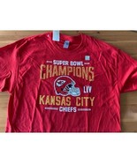 NWT Gildan Chiefs Super Bowl LIV Campions Red Graphic T Shirt XL - $13.55