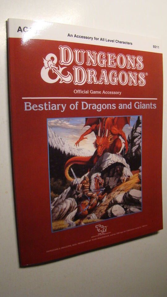 SUPER MODULE AC10 - BESTIARY OF DRAGONS *NEW VF/NM 9.0 NEW* DUNGEONS DRAGONS - £12.93 GBP