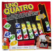 Uno Quatro Game Adult Family Game Night Mattel Board Game Strategy Ages 7+ - $9.89