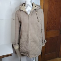 Outbrook Beige/tan Quilted coat size Med - £18.99 GBP
