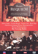 Mozart: Requiem - Wiener Philharmoniker (Solti) DVD (2004) Humphrey Burton Cert  - £26.75 GBP