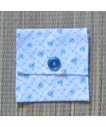  Violin/Viola Rosin Pouch/Flannel/FiddleBelle Brand/Blue Floral/HM - $4.95